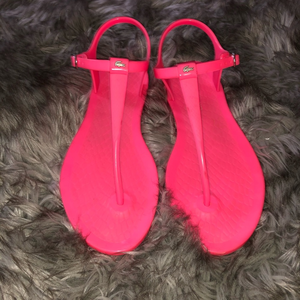 ❌SOLD❌ Lacoste rubber sandals
